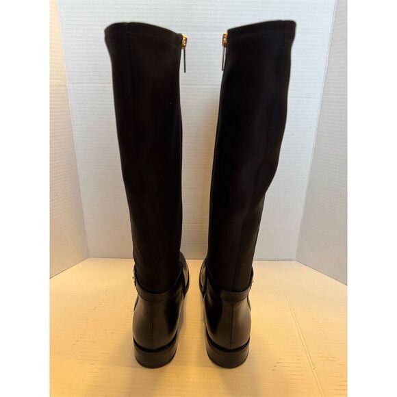 Michael Kors Women's Finley Black Riding Boots Size 9M Knee High - Picture 3 of 9